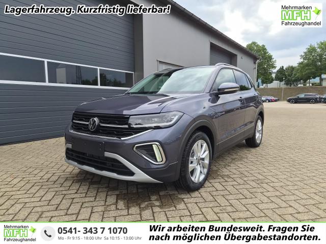 Volkswagen T-Cross - 1.0 TSI 116PS DSG Life AHK (abnehmbar) IQ.LIGHT-LED-Matrix Sitzheizung R&uuml;ckf.Kamera Klimaautomatik Abstandstempomat Apple CarPlay Android Auto