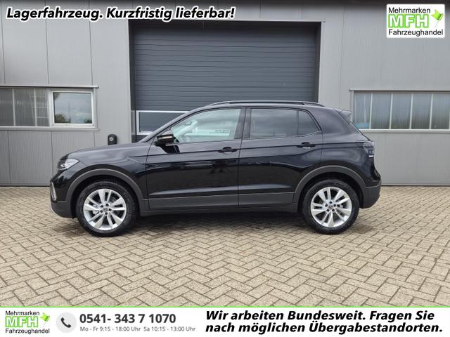 Volkswagen T-Cross - 1.0 TSI 116PS DSG Life AHK (abnehmbar) IQ.LIGHT-LED-Matrix Sitzheizung R&uuml;ckf.Kamera Klimaautomatik Abstandstempomat Apple CarPlay Android Auto