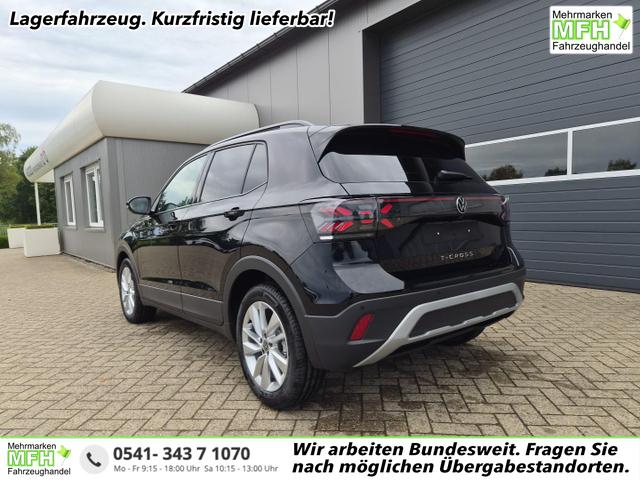 Volkswagen T-Cross - 1.0 TSI 116PS DSG Life AHK (abnehmbar) IQ.LIGHT-LED-Matrix Sitzheizung R&uuml;ckf.Kamera Klimaautomatik Abstandstempomat Apple CarPlay Android Auto