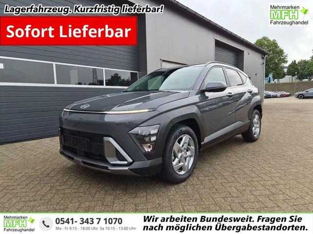 Hyundai KONA - Trend 1.6 T-GDI 150PS Automatik Voll-LED-Scheinw. Sitzheizung Lenkradheizung ACC Klimaautomatik Navi Touchscreen DAB+ Apple CarPlay + Android Auto PDC v+h R&uuml;ckf.Kamera 2xKeyless 17-LM