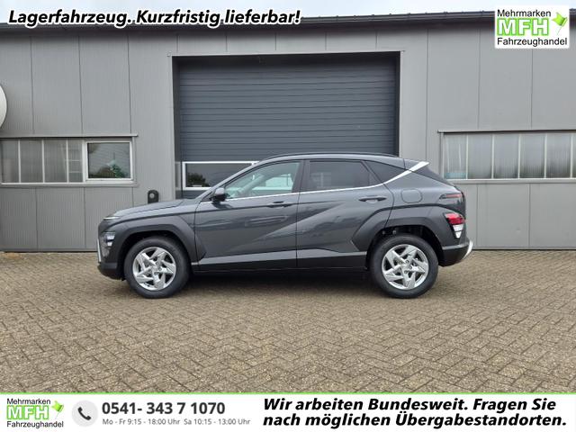 Hyundai KONA - Trend 1.6 T-GDI 150PS Automatik Voll-LED-Scheinw. Sitzheizung Lenkradheizung ACC Klimaautomatik Navi Touchscreen DAB+ Apple CarPlay + Android Auto PDC v+h R&uuml;ckf.Kamera 2xKeyless 17-LM