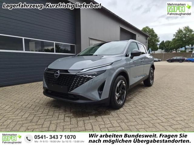Nissan Qashqai - 1.3 DIG-T MHEV 158 PS X-Tronic N-Connecta Teil-Leder PanoGlasdach Klimaautomatik Sitzheizung Lenkradheizung Navi ACC PDC v+h 360&deg;Kamera DAB Bluetooth Touchscreen Apple CarPlay Android Auto 18"LM