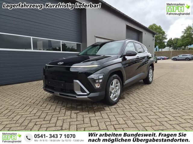 Hyundai KONA - Trend 1.6 T-GDI 150PS Automatik Voll-LED-Scheinw. Sitzheizung Lenkradheizung ACC Klimaautomatik Navi Touchscreen DAB+ Apple CarPlay + Android Auto PDC v+h R&uuml;ckf.Kamera 2xKeyless 17-LM