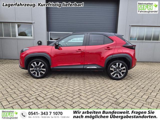 Toyota Yaris - Cross 1.5-l 130PS HEV Automatik Style Matrix-LED 4xKamera elektr. Heckklappe Sitzheizung Lenkradheizung Klimaautomatik Navi Bluetooth wireless Apple CarPlay + Android Auto ACC PDC v+h 18"LM