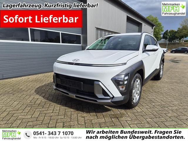 Hyundai KONA - Trend 1.6 T-GDI 150PS Automatik Voll-LED-Scheinw. Sitzheizung Lenkradheizung ACC Klimaautomatik Navi Touchscreen DAB+ Apple CarPlay + Android Auto PDC v+h R&uuml;ckf.Kamera 2xKeyless 17-LM