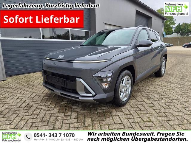 Hyundai KONA - Trend 1.6 T-GDI 150PS Voll-LED-Scheinw. Sitzheizung Lenkradheizung Klimaautomatik Tempomat Navi Touchscreen DAB+ Apple CarPlay + Android Auto PDC v+h R&uuml;ckf.Kamera 2xKeyless 17-LM