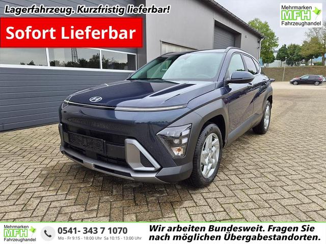 Hyundai KONA - Trend 1.6 T-GDI 150PS Voll-LED-Scheinw. Sitzheizung Lenkradheizung Klimaautomatik Tempomat Navi Touchscreen DAB+ Apple CarPlay + Android Auto PDC v+h R&uuml;ckf.Kamera 2xKeyless 17-LM