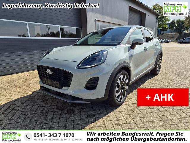 Ford Puma - Titanium 1.0 Hybrid 125PS Autom. abnehm. AHK ACC 4xKamera Klimaautomatik Sitzheizung Lenkradheizung Frontscheibe beheizb. LED-Scheinwerfer SYNC4 Bluetooth Apple CarPlay Android Auto PDC v+h
