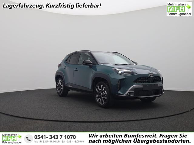 Toyota Yaris - Cross 1.5-l 130PS HEV Automatik Style Matrix-LED 4xKamera elektr. Heckklappe Sitzheizung Lenkradheizung Klimaautomatik Navi Bluetooth wireless Apple CarPlay + Android Auto ACC PDC v+h 18"LM