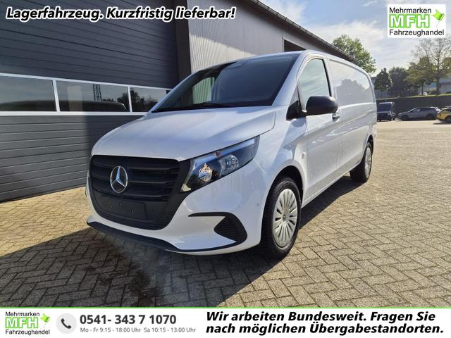 Mercedes-Benz Vito - 114 PRO L2 2.0 CDI 136PS Automatik 2,8t 2-Sitzer Chrompaket innen AHK Klimaautomatik Bluetooth DAB Apple CarPlay Android Auto PDC v+h R&uuml;ckf.Kamera Tempomat Ganzj.Reifen
