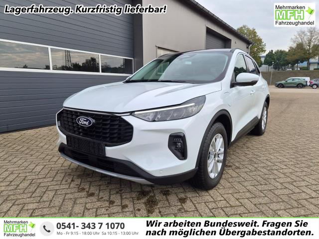 Ford Kuga - Titanium 243PS PHEV Automatik schwenkb. AHK elektr. PanoDach Sitzheizung v+h Lenkradheizung Frontscheibe beheizb. Klimaautomatik Navi SYNC4 Apple CarPlay Android Auto Touchscreen PDC 4xKamera 2xKeyless 17"LM vollelektr. Reichweite 66KM
