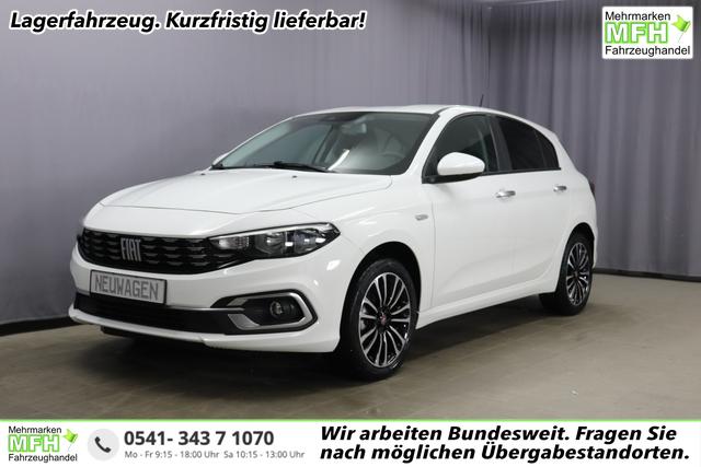 Fiat Tipo 5-Türer - CITY LIFE 1.0 T3 74kW Navigationssystem, Sicherheits-Plus-Paket, Convenience-Paket, Style-Paket , AppleCarPlay & Android Auto, Nebelscheinwerfer, 17 Zoll Leichtmetallfelgen, uvm.