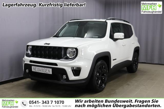 Jeep Renegade - Limited 1.5 T4 DCT7 e-Hybrid 96kW, Design-Paket Black, Leder-Paket, Funktions-Paket, Winter-Paket, 8.4"-Navigationssystem, Rückfahrkamera, Nebelscheinwerfer, 18"-Leichtmetallfelgen, uvm.