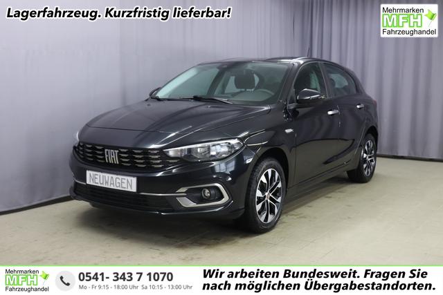 Fiat Tipo 5-Türer - CITY LIFE 1.5 GSE 96kW DCT Hybrid Klimaautomatik, Sitzheizung, Navigationssystem, HD-Touchscreen, AppleCarPlay & Android Auto, Verkehrszeichenerkennung, Nebelscheinwerfer, 16 Zoll Leichtmetallfelgen, uvm.
