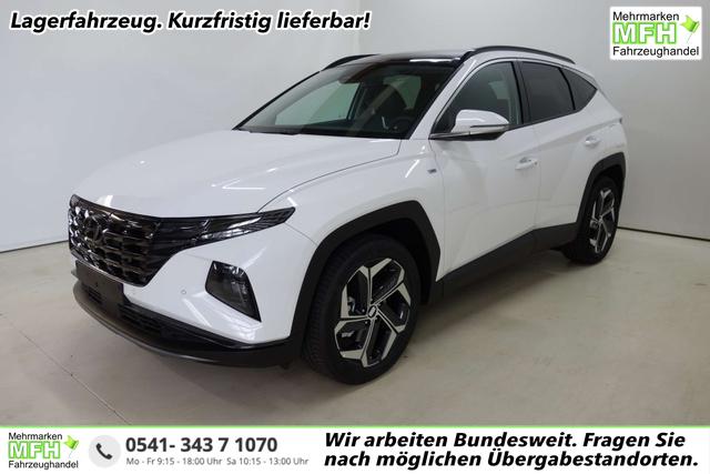 Hyundai TUCSON - Prestige Line 1.6 T-GDi 4WD 132kW 7DCT 48V, Panoramadach, Winter-Paket, Sitzheizung hinten, 10,25" Navigationssystem, KRELL-Soundsystem, 360°-Kamera, Fernlichtassistent, LED-Licht, Nebelscheinwerfer, 19 Zoll Leichtmetallfelgen, uvm.