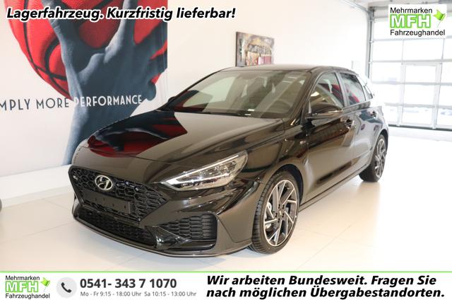 Hyundai i30 - N Line 1.5 TGDi 117 kW (160 PS) Navigationssystem, DAB, Bluetooth, Android Auto, Apple CarPlay, 2-Zonen-Klimaautomatik, Rückfahrkamera, Sitzheizung, Lenkradheizung, 18" Leichtmetallfelgen, uvm.