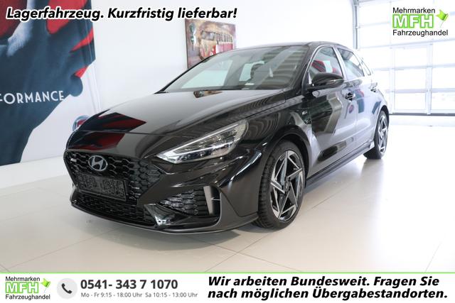 Hyundai i30 - N Line 1.5 T-GDI DCT 48V 103 kW (140 PS) Adaptiver Tempomat, Toter-Winkel-Assistent, 2-Zonen-Klimaautomatik, Navigationssystem, DAB, Apple CarPlay, Android Auto, Induktive Ladestation, uvm.