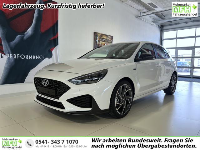 Hyundai i30 - N Line 1.5 TGDi 117 kW (160 PS) Navigationssystem, DAB, Bluetooth, Android Auto, Apple CarPlay, 2-Zonen-Klimaautomatik, Rückfahrkamera, Sitzheizung, Lenkradheizung, 18" Leichtmetallfelgen, uvm.