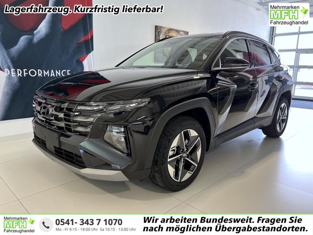 Hyundai TUCSON - GO+ 1.6 T-GDI Hybrid 4WD AT 158 kW / 215 PS 2-Zonen-Klimaautomatik, Android Auto, Apple CarPlay, Voll-LED Scheinwerfer, Keyless Go, Navigationssystem, Virtual Cockpit, 18 Zoll Leichtmetallfelgen, uvm.
