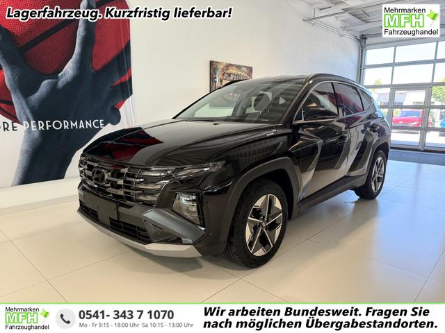 Hyundai TUCSON - GO+ 1.6 T-GDI 48V 2WD 117 kW (160 PS) 2-Zonen-Klimaautomatik, Android Auto, Apple CarPlay, Voll-LED Scheinwerfer, Keyless Go, Navigationssystem, Virtual Cockpit, 18 Zoll Leichtmetallfelgen, uvm.