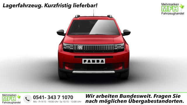 Fiat Panda - La Prima HYBRID 1.2 eDCT 81 kW (110 PS) Klimaautomatik, Radio, DAB, Navigationssystem, Lenkradheizung, Sitzheizung, Induktionsladen f&uuml;r Smartphones, LED-Scheinwerfer, Lichtsensor, Regensensor, Tempomat, 17 Zoll Leichtmetallfelgen, uvm