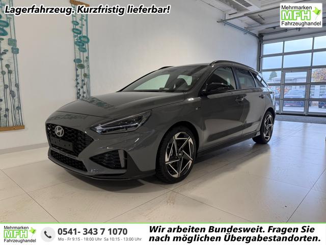 Hyundai i30 - N Line 1.5 T-GDI 48V 7DCT 103 kW (140 PS) Lenkradheizung, Sitzheizung, 2-Zonen-Klimaautomatik, DAB, Android Auto, Apple CarPlay, Einparkhilfe vorne und hinten, Rückfahrkamera, LED-Scheinwerfer, 18 Zoll Leichtmetallfelgen, uvm.