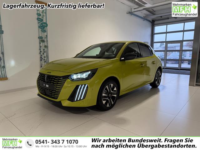 Peugeot 208 - Allure 100 74 kW (101 PS) Zugangs-Paket, Sicht-& Navigations-Paket, DAB, Android Auto, Apple CarPlay, Navigationssystem, Klimaautomatik, Einparkhilfe vorne und hinten, Spurhalteassistent, 16 Zoll Leichtmetallfelgen, uvm.