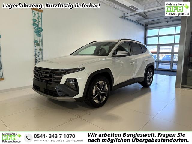 Hyundai TUCSON - GO+ 1.6 T-GDI 48V 2WD 117 kW (160 PS) 2-Zonen-Klimaautomatik, Android Auto, Apple CarPlay, Voll-LED Scheinwerfer, Keyless Go, Navigationssystem, Virtual Cockpit, 18 Zoll Leichtmetallfelgen, uvm.