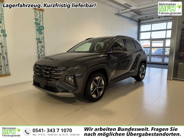 Hyundai TUCSON - GO+ 1.6 T-GDI 48V 2WD 117 kW (160 PS) 2-Zonen-Klimaautomatik, Android Auto, Apple CarPlay, Voll-LED Scheinwerfer, Keyless Go, Navigationssystem, Virtual Cockpit, 18 Zoll Leichtmetallfelgen, uvm.