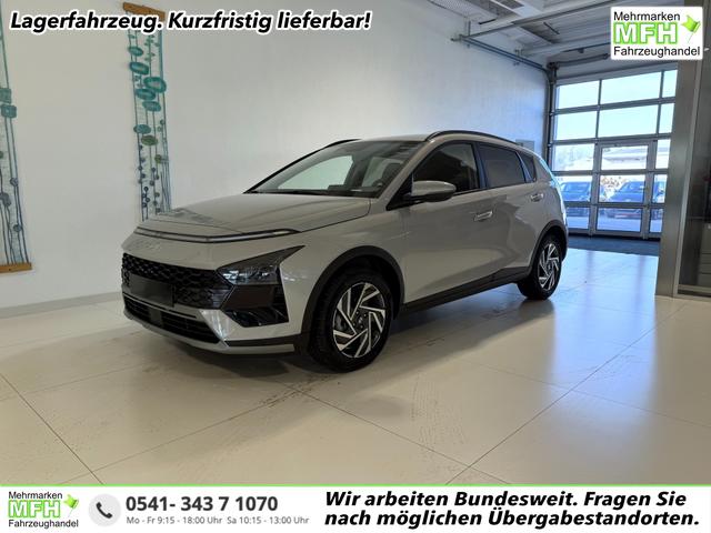 Hyundai BAYON - GO+ 1.0 T-GDI DCT 74 kW (101 PS) Toter-Winkel-Assistent, Induktive Ladestation, Comfort-Paket, Lenkradheizung, Sitzheizung, DAB, Android Auto, Apple CarPlay, Navigationssystem, LED-Scheinwerfer, Einparkhilfe, R&uuml;ckfahrkamera, uvm.