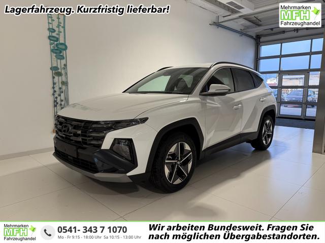 Hyundai TUCSON - GO 1.6 T-GDI Hybrid 2WD AT 176 kW (239 PS) 2-Zonen-Klimaautomatik, Sitzheizung, Lenkradheizung, Navigationssystem, DAB, Android Auto, Apple CarPlay, R&uuml;ckfahrkamera, Einparkhilfe vorne und hinten, 18 Zoll Leichtmetallfelgen, uvm.