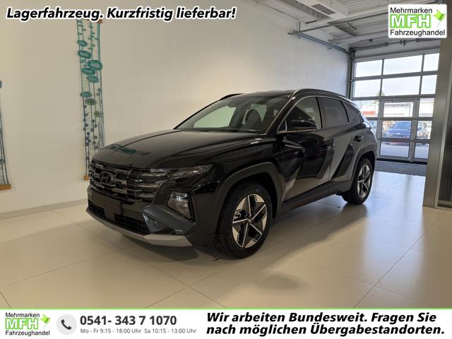 Hyundai TUCSON - GO+ 1.6 T-GDI 2WD DCT 110 kW (150 PS) 2-Zonen-Klimaautomatik, Sitzheizung, Lenkradheizung, Navigationssystem, DAB, Android Auto, Apple CarPlay, R&uuml;ckfahrkamera, Einparkhilfe vorne und hinten, 18 Zoll Leichtmetallfelgen, uvm.