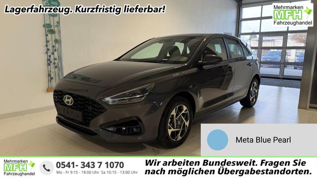 Hyundai i30 - GO 1.5 DPI 71 kW (97 PS) Radio, DAB, Android Auto, Apple CarPlay, Navigationssystem, Bluetooth, Klimaanlage, Lenkradheizung, Sitzheizung, R&uuml;ckfahrkamera, Einparkhilfe vorne und hinten, 16 Zoll Leichtmetallfelgen, uvm.