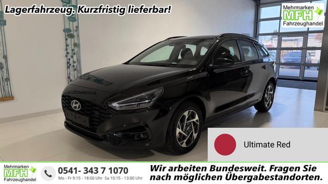 Hyundai i30 - GO 1.5 DPI 71 kW (97 PS) Radio, DAB, Android Auto, Apple CarPlay, Navigationssystem, Bluetooth, Klimaanlage, Lenkradheizung, Sitzheizung, R&uuml;ckfahrkamera, Einparkhilfe vorne und hinten, 16 Zoll Leichtmetallfelgen, uvm.