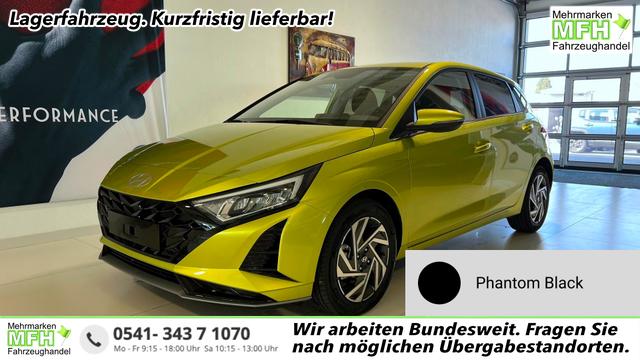 Hyundai i20 - GO+ 1.0 T-GDI DCT 73 kW (100 PS) Lenkradheizung, Sitzheizung, Klimaautomatik, DAB, Android Auto, Apple CarPlay, Navigationssystem, Digitales Cockpit, Einparkhilfe hinten, R&uuml;ckfahrkamera, LED-Scheinwerfer, 16 Zoll Leichtmetallfelgen, uvm.