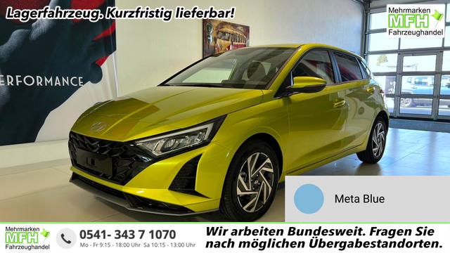 Hyundai i20 - GO+ 1.0 T-GDI DCT 73 kW (100 PS) Lenkradheizung, Sitzheizung, Klimaautomatik, DAB, Android Auto, Apple CarPlay, Navigationssystem, Digitales Cockpit, Einparkhilfe hinten, R&uuml;ckfahrkamera, LED-Scheinwerfer, 16 Zoll Leichtmetallfelgen, uvm.