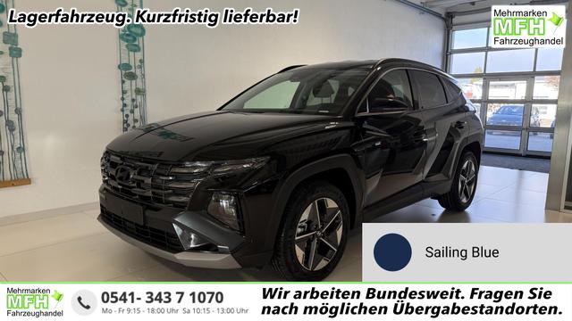 Hyundai TUCSON - GO 1.6 T-GDI 2WD DCT 110 kW (150 PS) 2-Zonen-Klimaautomatik, Sitzheizung, Lenkradheizung, Navigationssystem, DAB, Android Auto, Apple CarPlay, R&uuml;ckfahrkamera, Einparkhilfe vorne und hinten, 18 Zoll Leichtmetallfelgen, uvm.