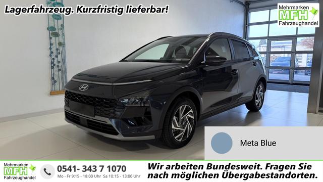 Hyundai BAYON - GO+ 1.0 T-GDI DCT 74 kW (101 PS) Toter-Winkel-Assistent, Induktive Ladestation, Comfort-Paket, Lenkradheizung, Sitzheizung, DAB, Android Auto, Apple CarPlay, Navigationssystem, LED-Scheinwerfer, Einparkhilfe, R&uuml;ckfahrkamera, uvm.