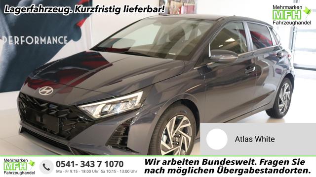Hyundai i20 - GO+ 1.2 MPI 58 kW (79 PS) Navigationssystem, Klimaautomatik, R&uuml;ckfahrkamera, DAB, Apple CarPlay, Android Auto, Sitzheizung, Lenkradheizung, Spurassistent, Tempolimit-Assistent, 16"-Leichtmetallfelgen, Virtual Cockpit, uvm.
