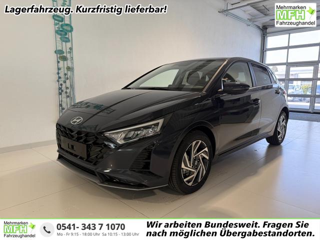 Hyundai i20 - GO+ 1.0 T-GDI DCT 73 kW (100 PS) Lenkradheizung, Sitzheizung, Klimaautomatik, DAB, Android Auto, Apple CarPlay, Navigationssystem, Digitales Cockpit, Einparkhilfe hinten, R&uuml;ckfahrkamera, LED-Scheinwerfer, 16 Zoll Leichtmetallfelgen, uvm.