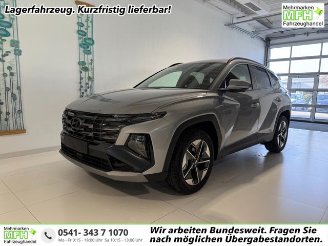 Hyundai TUCSON - GO 1.6 T-GDI 2WD DCT 110 kW (150 PS) 2-Zonen-Klimaautomatik, Sitzheizung, Lenkradheizung, Navigationssystem, DAB, Android Auto, Apple CarPlay, R&uuml;ckfahrkamera, Einparkhilfe vorne und hinten, 18 Zoll Leichtmetallfelgen, uvm.