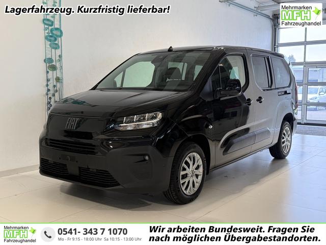 Fiat Dobl&ograve; - L2 1.5 MTJ 100k 6MT 75 kW 7 Sitze (102 PS) Tech & Komfort-Paket, Lenkradheizung, Sitzheizung, 2-Zonen-Klimaautomatik, R&uuml;ckfahrkamera, Navigationssystem, Android Auto, Apple CarPlay, DAB, Schiebet&uuml;ren L+R, 16 Zoll Stahlfelgen, uvm.