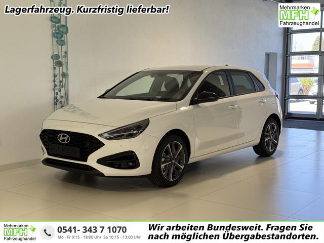 Hyundai i30 - GO+ 1.5 DPI 71 kW (97 PS) Sitzheizung, Lenkradheizung, 2-Zonen-Klimaautomatik, Android Auto, Apple CarPlay, Navigationssystem, DAB, Indutkionsladen f&uuml;r Smartphones, 17 Zoll Leichtmetallfelgen, uvm.