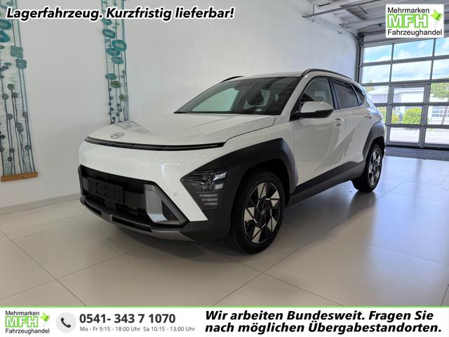 Hyundai KONA - GO+ 1.0 T-GDI 2WD 74 kW (101 PS) 2-Zonen-Klimaautomatik, Sitzheizung, Lenkradheizung, DAB, Android Auto, Apple CarPlay, Navigationssystem, Induktionsladestation, LED-Scheinwerfer, 18 Zoll Leichtmetallfelgen, uvm