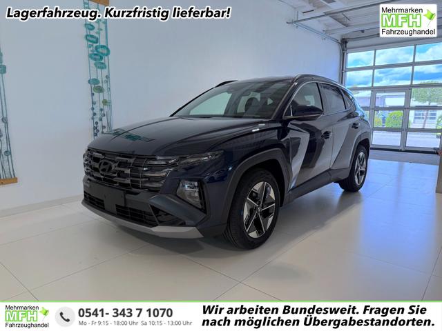 Hyundai TUCSON - GO+ 1.6 T-GDI 2WD DCT 110 kW (150 PS) 2-Zonen-Klimaautomatik, Sitzheizung, Lenkradheizung, Navigationssystem, DAB, Android Auto, Apple CarPlay, R&uuml;ckfahrkamera, Einparkhilfe vorne und hinten, 18 Zoll Leichtmetallfelgen, uvm.