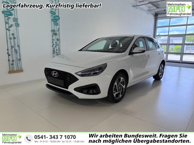 Hyundai i30 - GO 1.5 DPI 71 kW (97 PS) Radio, DAB, Android Auto, Apple CarPlay, Navigationssystem, Bluetooth, Klimaanlage, Lenkradheizung, Sitzheizung, R&uuml;ckfahrkamera, Einparkhilfe vorne und hinten, 16 Zoll Leichtmetallfelgen, uvm.