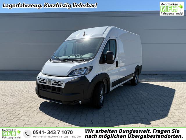 Fiat Ducato - L2H2 3.5T Maxi 2.2 Diesel 103kW (140PS) Radio, Federung hinten, Verst&auml;rkt (Doppelblattfederung), R&uuml;ckfahrkamera, Ersatzrad, Heckt&uuml;ren mit &Ouml;ffnungswinkel 260&deg;, Dachablage &uuml;ber der Frontscheibe, 15 Zoll Stahlfelgen uvm.