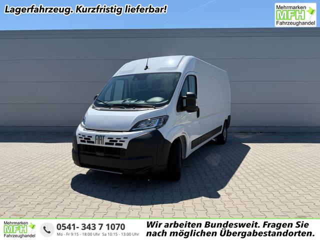 Fiat Ducato - L3H2 3.5T Maxi 2.2 Diesel 103kW (140PS) Radio, Federung hinten verst&auml;rkt (Doppelblattfederung), R&uuml;ckfahrkamera, Ersatzrad, Heckt&uuml;ren mit &Ouml;ffnungswinkel 260&deg;, Dachablage &uuml;ber der Frontscheibe, 15 Zoll Stahlfelgen uvm.
