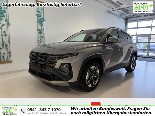 Hyundai TUCSON - GO 1.6 T-GDI 4WD DCT 132 kW (179 PS) 2-Zonen-Klimaautomatik, Sitzheizung, Lenkradheizung, Navigationssystem, DAB, Android Auto, Apple CarPlay, R&uuml;ckfahrkamera, Einparkhilfe vorne und hinten, 18 Zoll Leichtmetallfelgen, uvm.