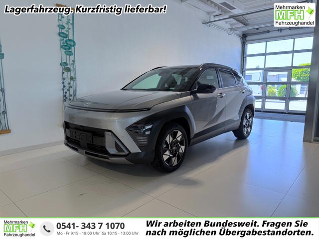 Hyundai KONA - GO+ 1.6 T-GDI 2WD DCT 102 kW (139 PS) 2-Zonen-Klimaautomatik, Sitzheizung, Lenkradheizung, DAB, Android Auto, Apple CarPlay, Navigationssystem, Induktionsladestation, LED-Scheinwerfer, 18 Zoll Leichtmetallfelgen, uvm